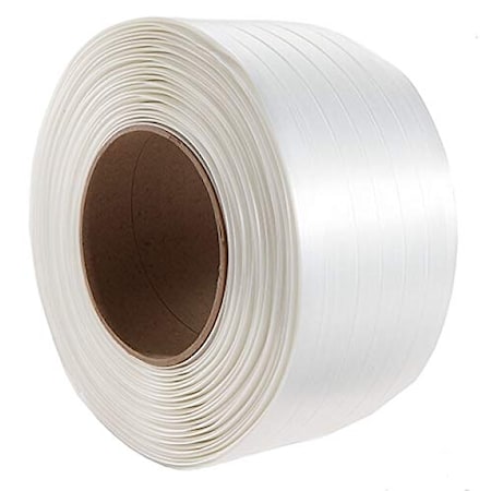 Idl Packaging Poly Cord Strapping, 3/4"x1640 Ft., White CCS-34